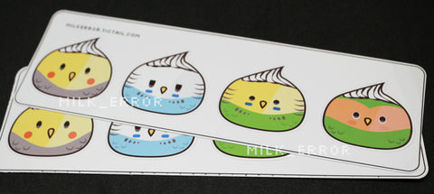 Birb Puff Mini Sticker Sheet