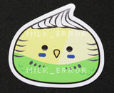 Bird Puff Single Sticker
