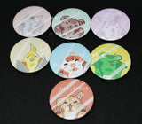 Squished Animal Buttons (1.75")