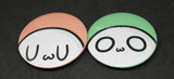 UwU & OwO Buttons (1.75")